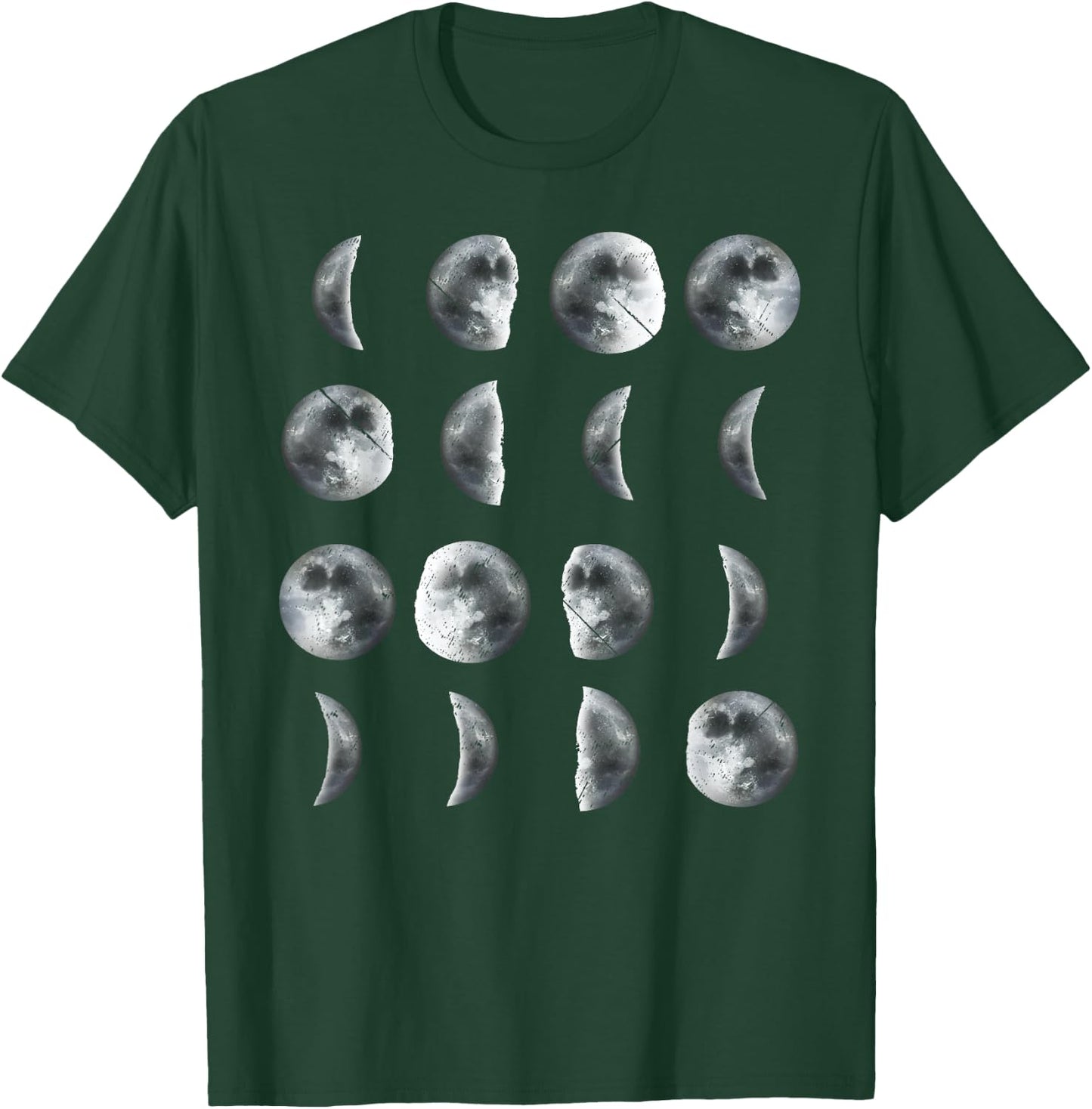 Space Science Student Teacher Funny Leonard Moon Phases Men Women Kids T-Shirt - T-Shirt | Forest