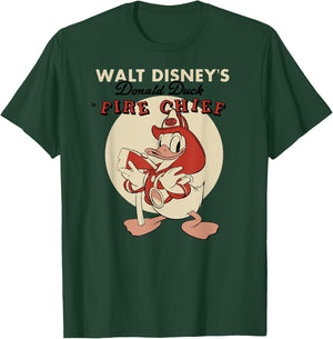 Disney Mickey and Friends Vintage Donald Duck Fire Chief T-Shirt - T-Shirt | Forest