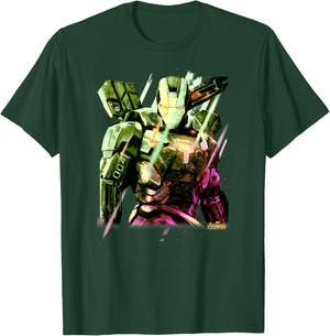 Marvel Infinity War Abstract War Machine Color Pop T-Shirt - T-Shirt | Forest