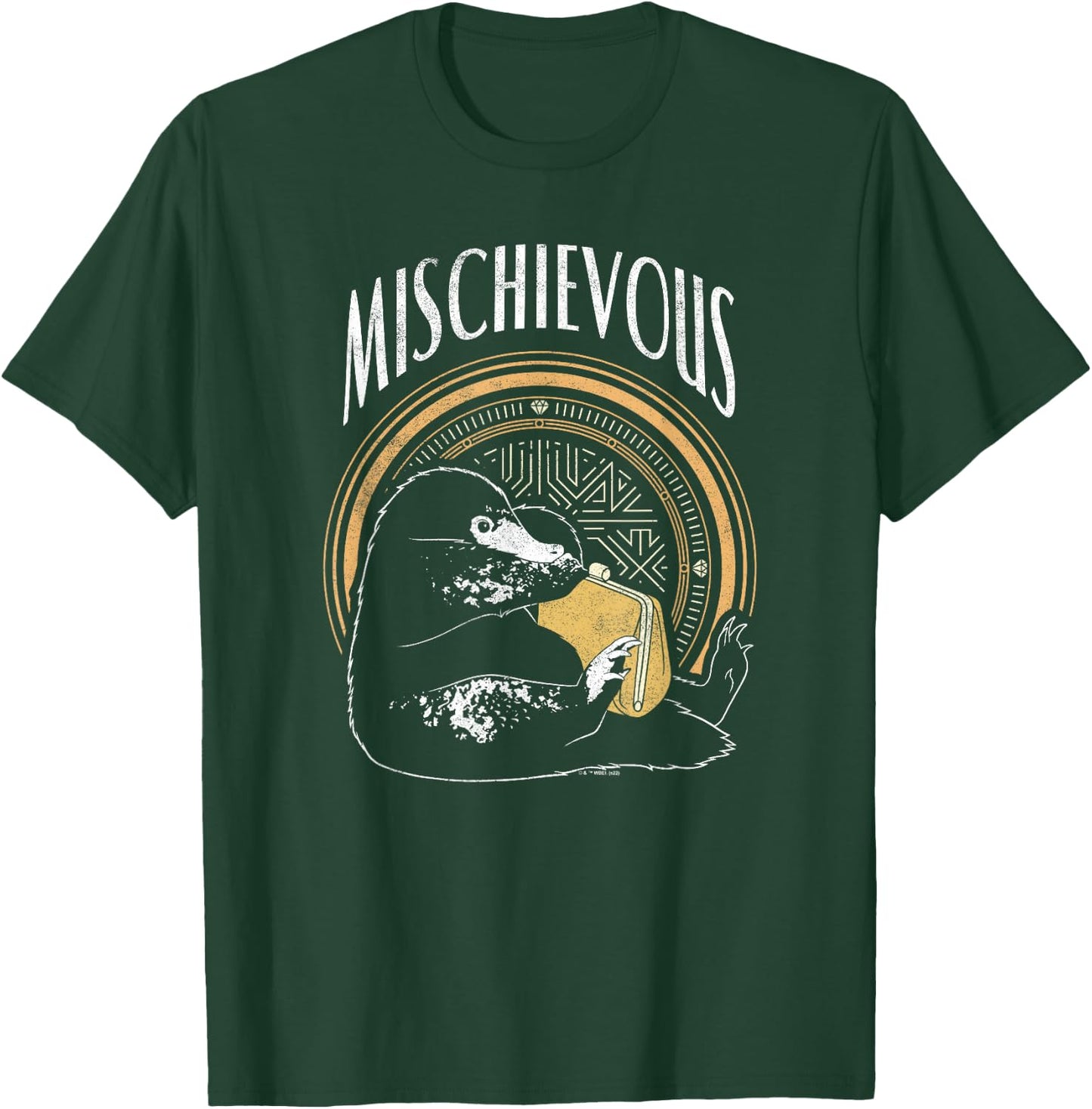 Fantastic Beasts Mischievous Niffler Poster T-Shirt - T-Shirt | Forest