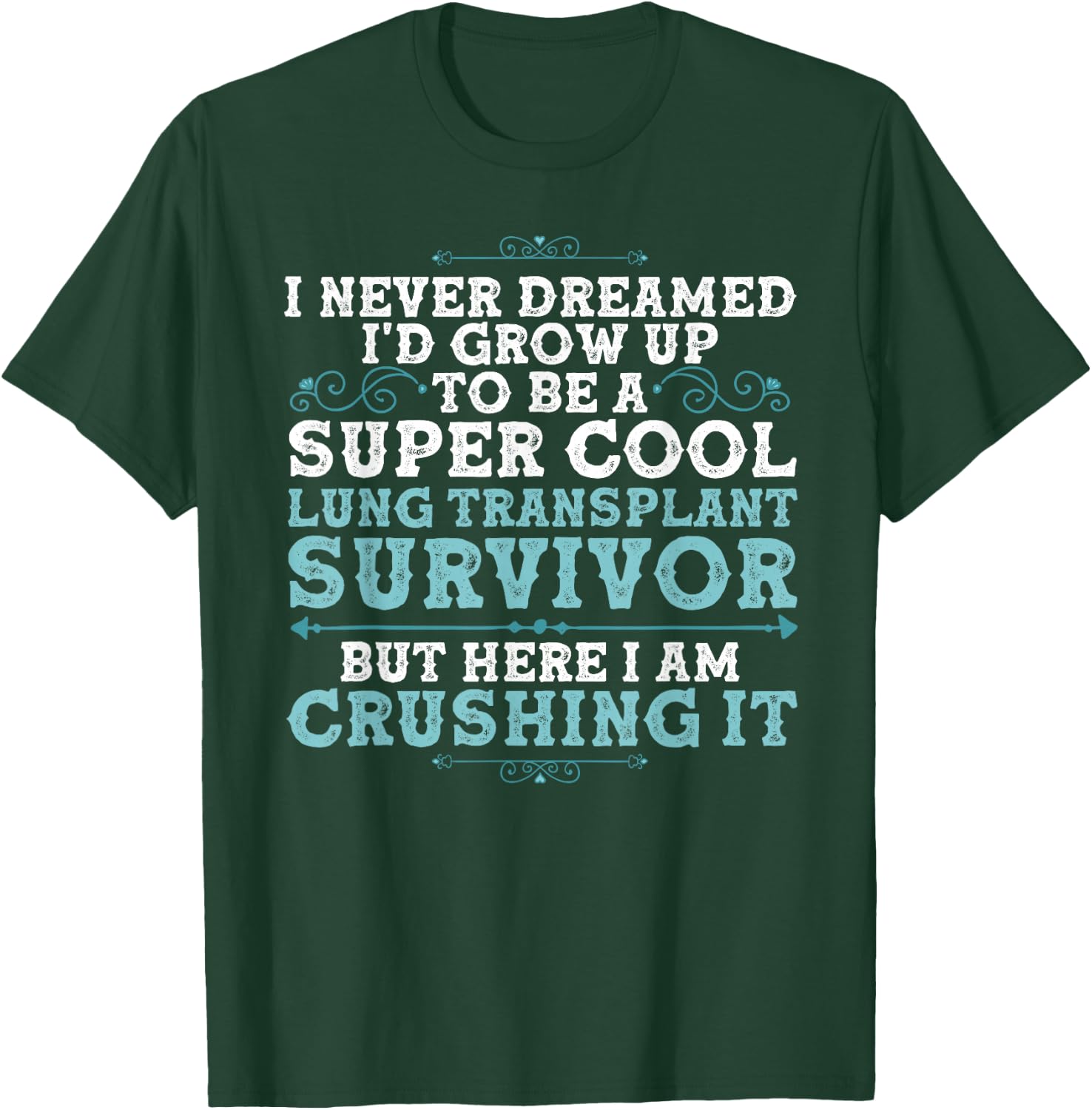 Funny Lung Transplant Design Women Organ Transplant T-Shirt - T-Shirt | Forest