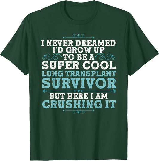 Funny Lung Transplant Design Women Organ Transplant T-Shirt - T-Shirt | Forest