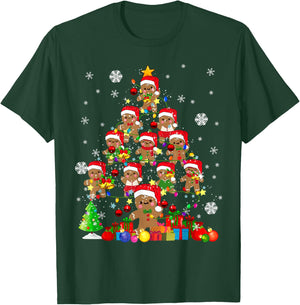 Christmas Tree Gingerbread Christmas Santa Gingerbread T-Shirt - T-Shirt | Forest