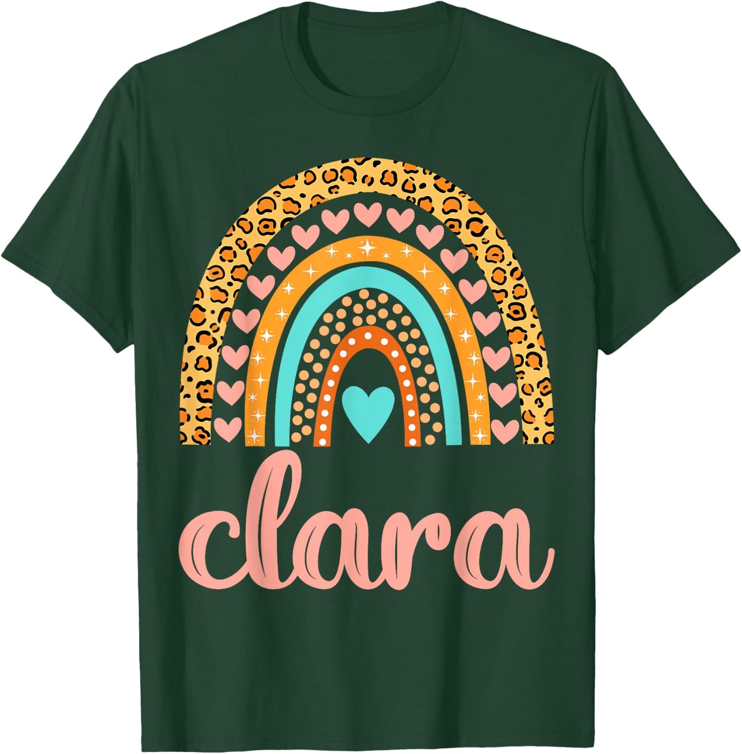 Clara Clara Name Birthday Shirt Gift T-Shirt - T-Shirt | Forest