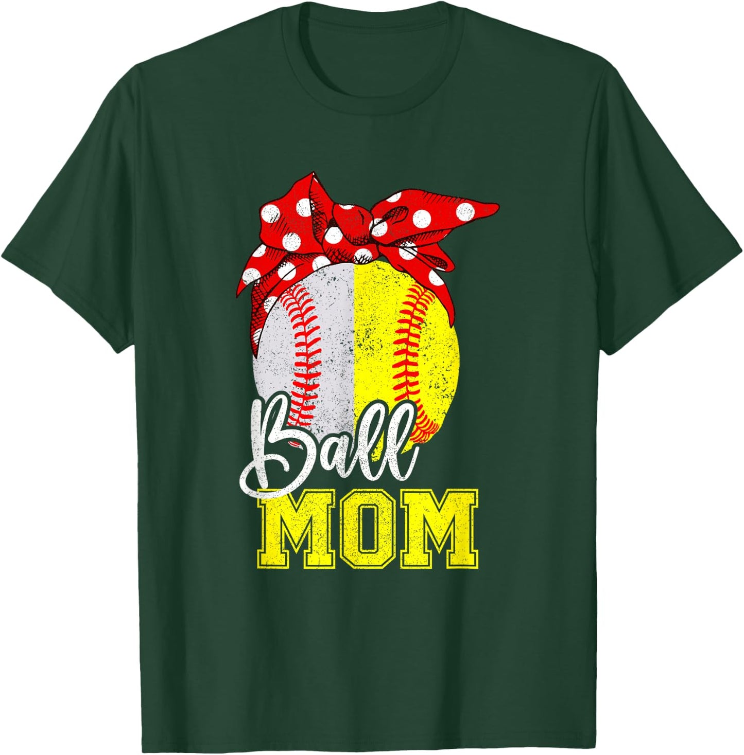 Tball mom shirt - Mother's Day Baseball Softball Mom T-Shirt - T-Shirt | Forest