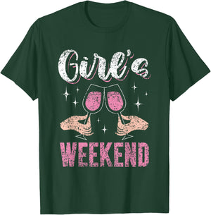 Girls' Weekend Cute Girls Trip T-Shirt - T-Shirt | Forest