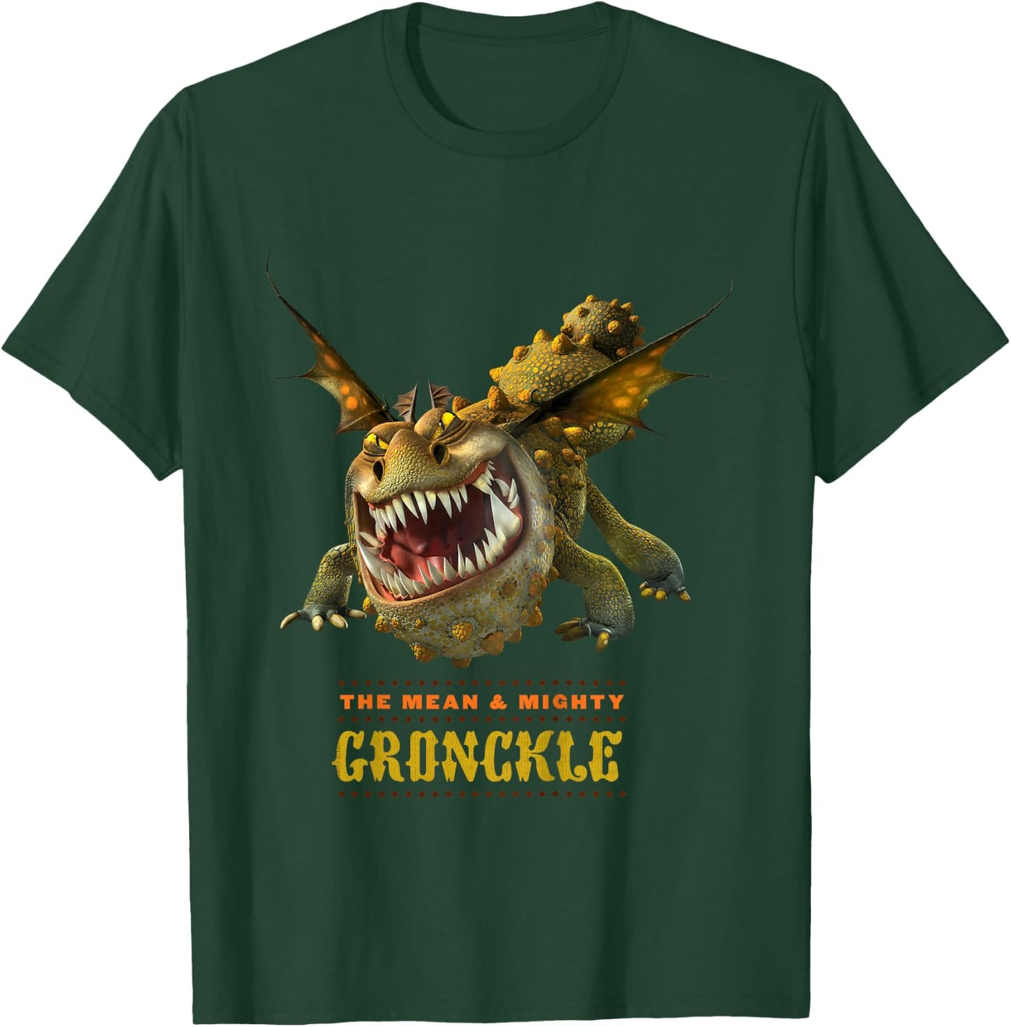 DreamWorks' Dragons: The Mean and Mighty Gronckle T-Shirt - T-Shirt | Forest