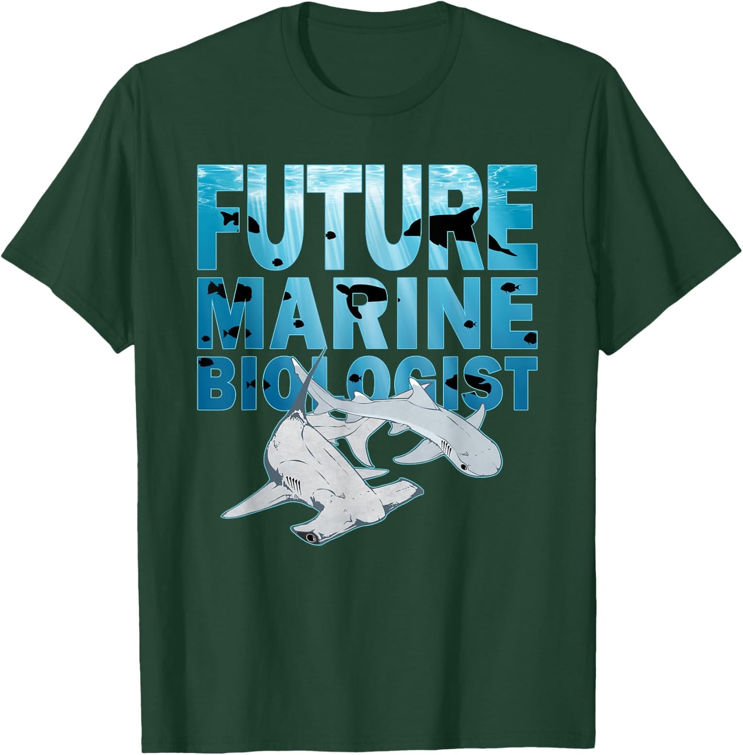 Future Marine Biologist Hammerhead Shark T-Shirt - T-Shirt | Forest