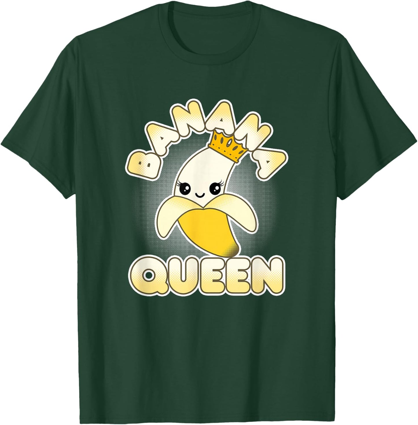 Banana Shirts Girls Cute Kawaii Banana Queen T-Shirt - T-Shirt | Forest