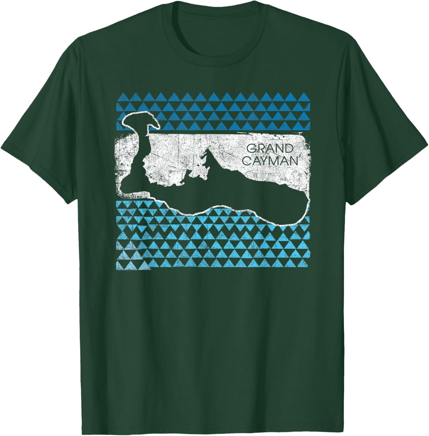 Retro Grand Cayman Islands Beach Cruise Vacation Souvenir T-Shirt - T-Shirt | Forest