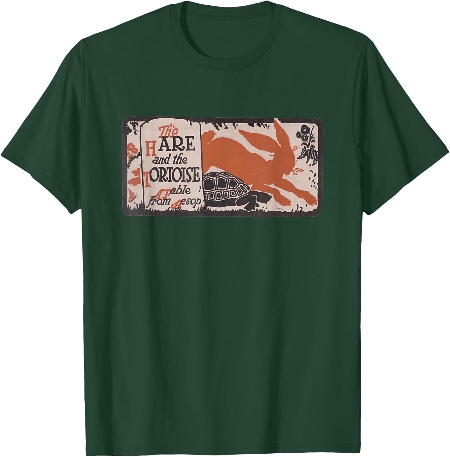 Aesop's Fables Tortoise and The Hare T-Shirt - T-Shirt | Forest