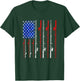 Fishing Shirt American Flag Shirt Fishing T-Shirt - T-Shirt | Forest