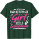 Saxophonist Saxist Sax Never Underestimate A Girl Saxophone T-Shirt - T-Shirt | Forest