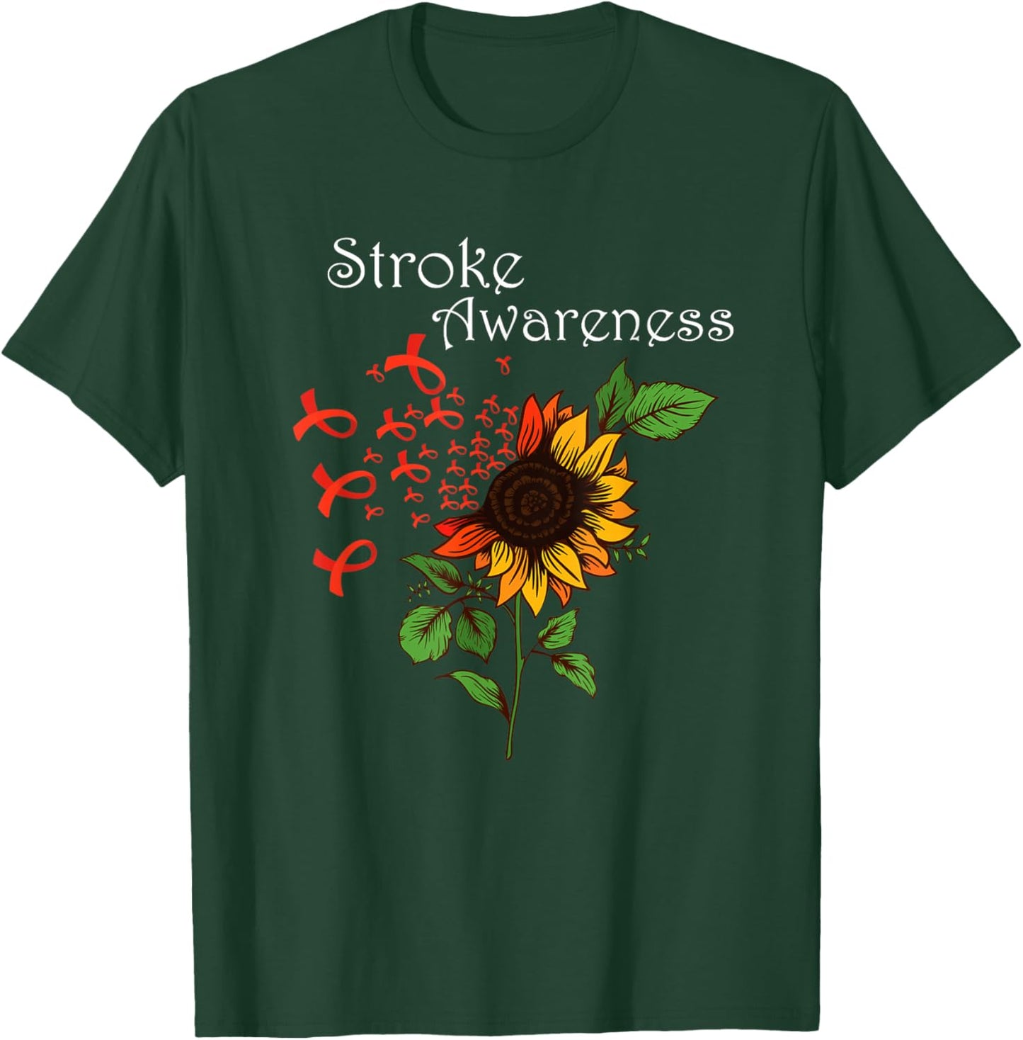 Stroke Awareness Stroke Survivor Stroke design T-Shirt - T-Shirt | Forest