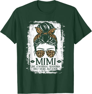 Mimi Like A Normal Grandma Only More Awesome Women Grandma T-Shirt - T-Shirt | Forest
