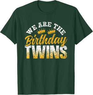 Wir Sind Die Geburtstagszwillinge Birthday Zwilling T-Shirt - T-Shirt | Forest