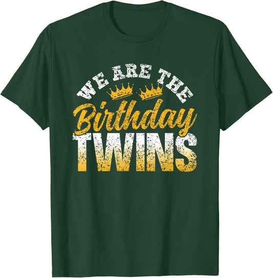 Wir Sind Die Geburtstagszwillinge Birthday Zwilling T-Shirt - T-Shirt | Forest