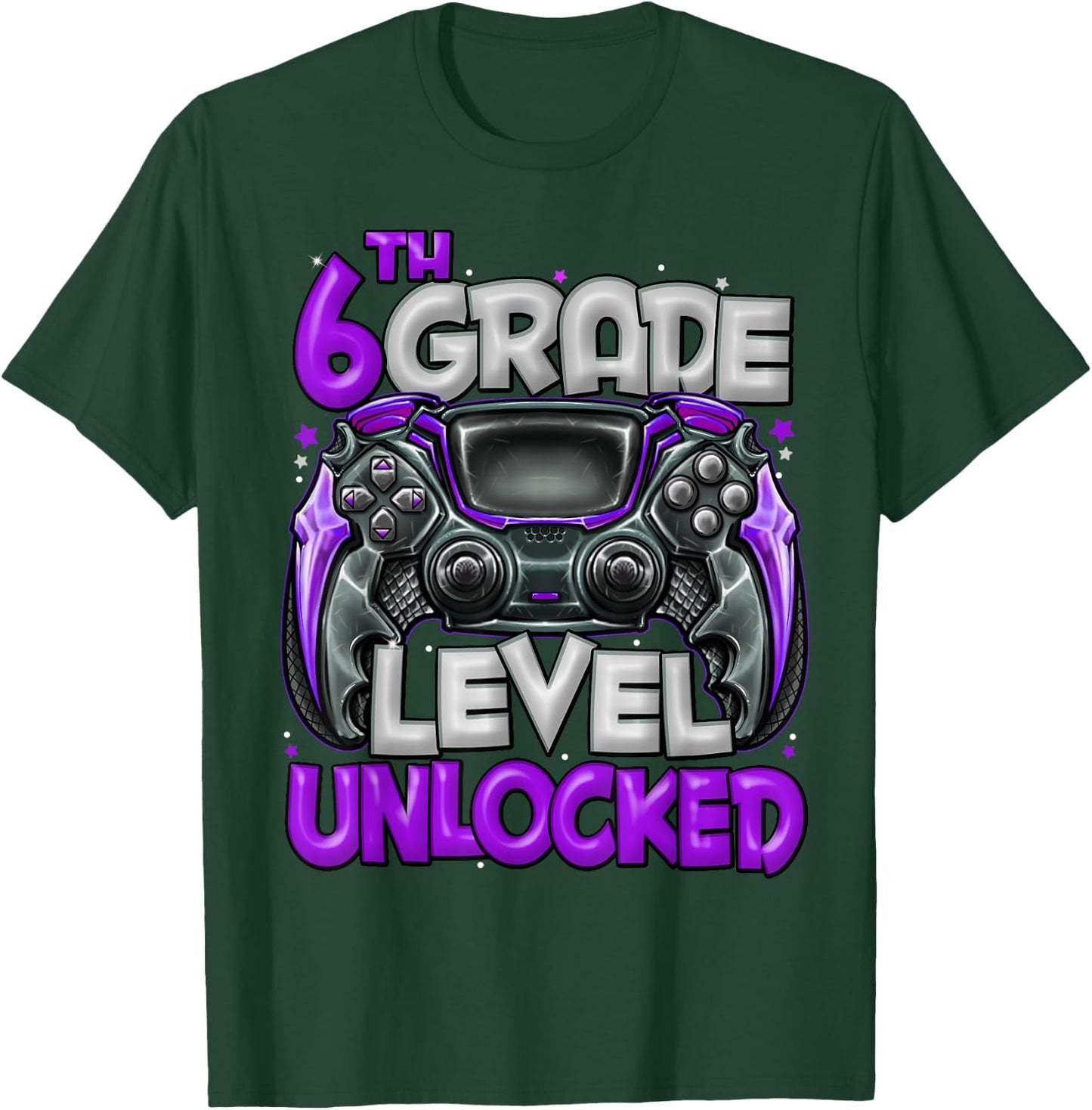 6th Grade Level Unlocked Game On 6th Grade Back To School T-Shirt - T-Shirt | Forest