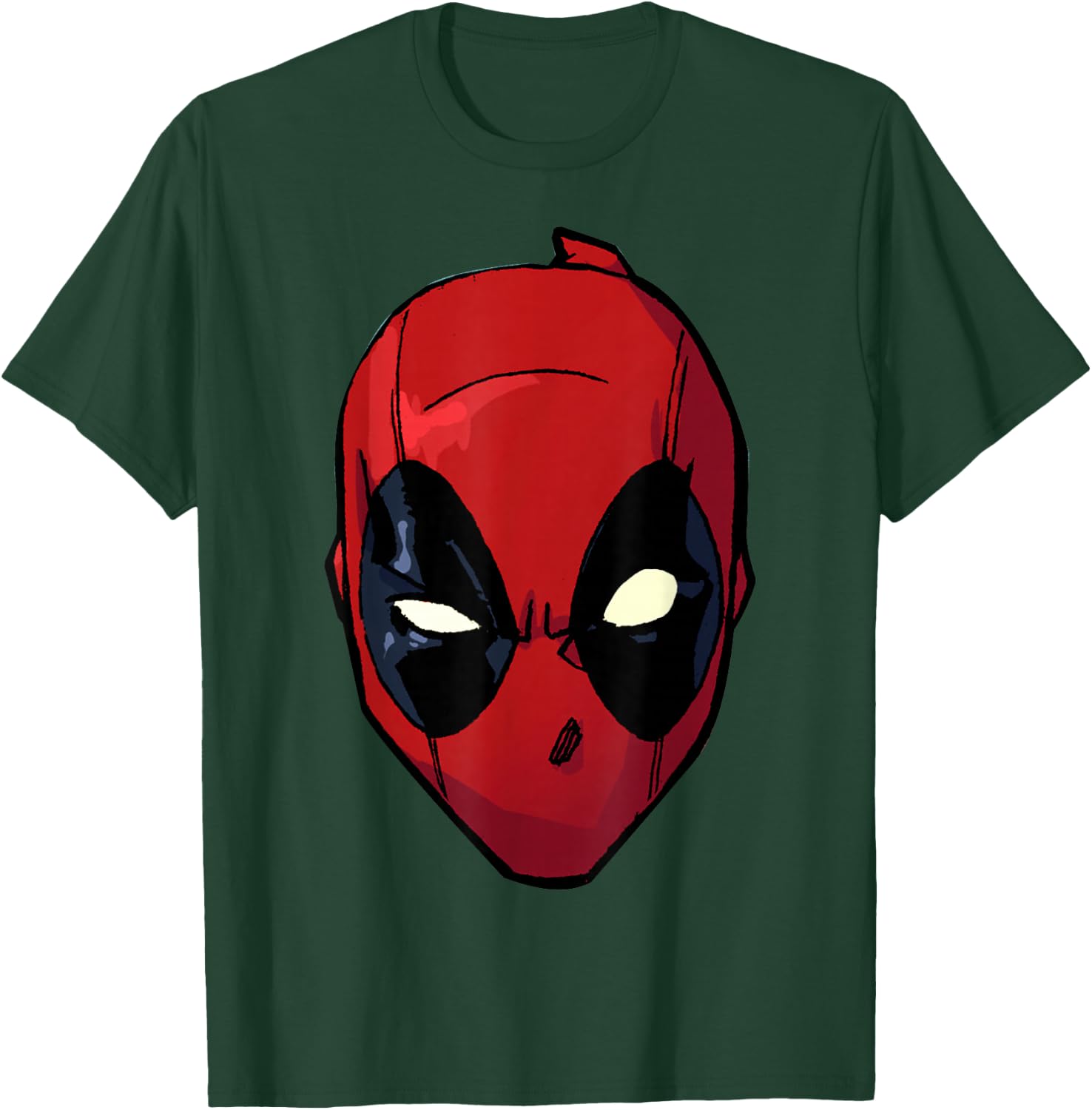 Marvel Deadpool Comic Big Face T-Shirt - T-Shirt | Forest