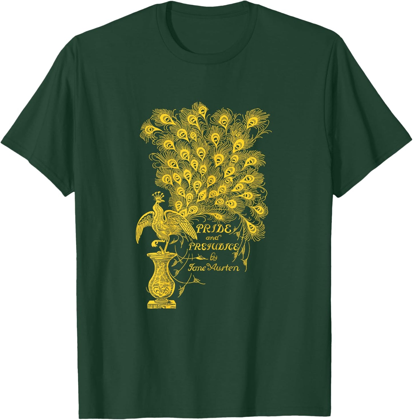 Pride & Prejudice Jane Austen Romance Book Club Reading T-Shirt - T-Shirt | Forest