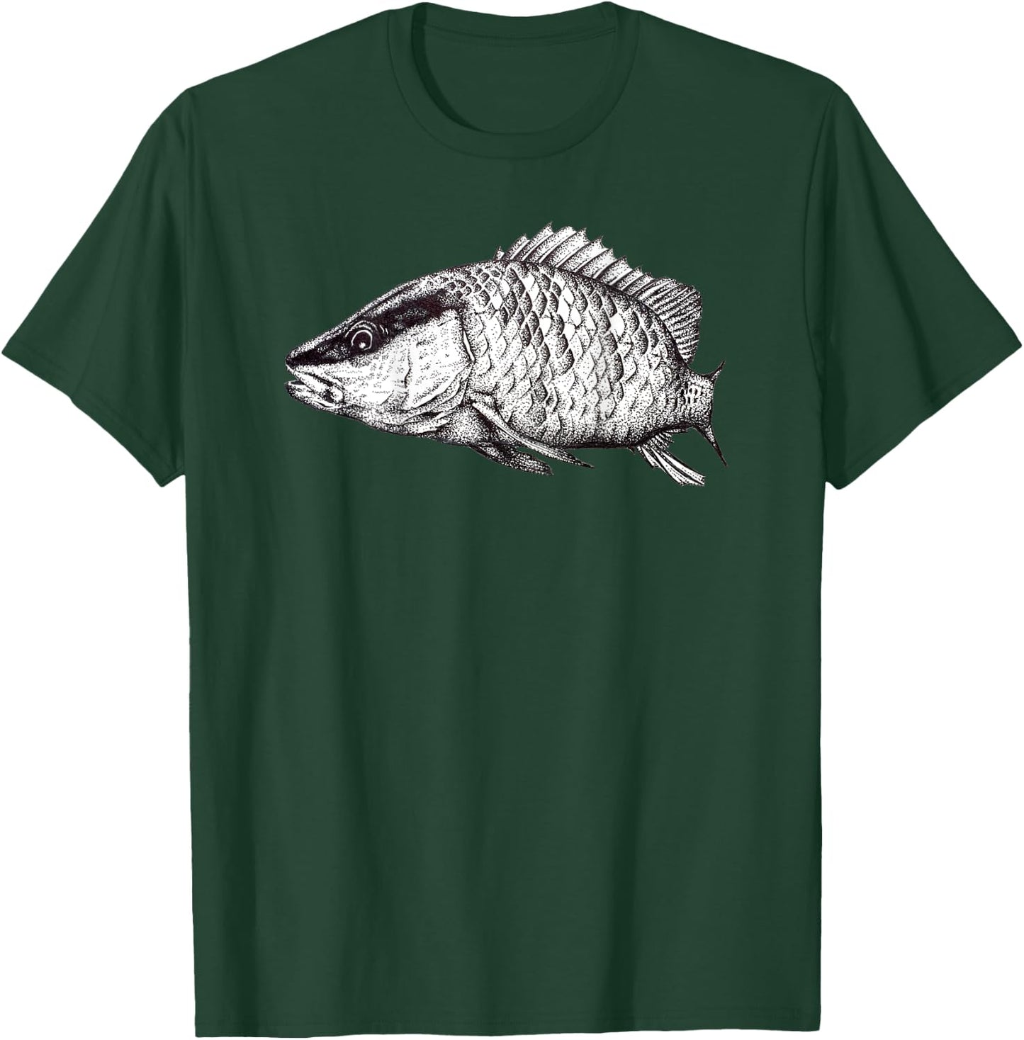 Mangrove (Gray) Snapper Fish T-Shirt - T-Shirt | Forest