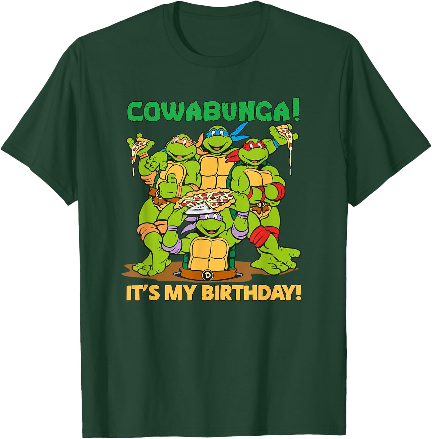 Cowabunga! It's My Birthday! T-Shirt - T-Shirt | Forest