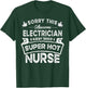 Sorry This Electrician is Taken by a Nurse | Funny Couple T-Shirt - T-Shirt | Forest