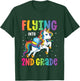 Second Grade Girls Unicorn First Day of 2nd Grade T-Shirt - T-Shirt | Forest