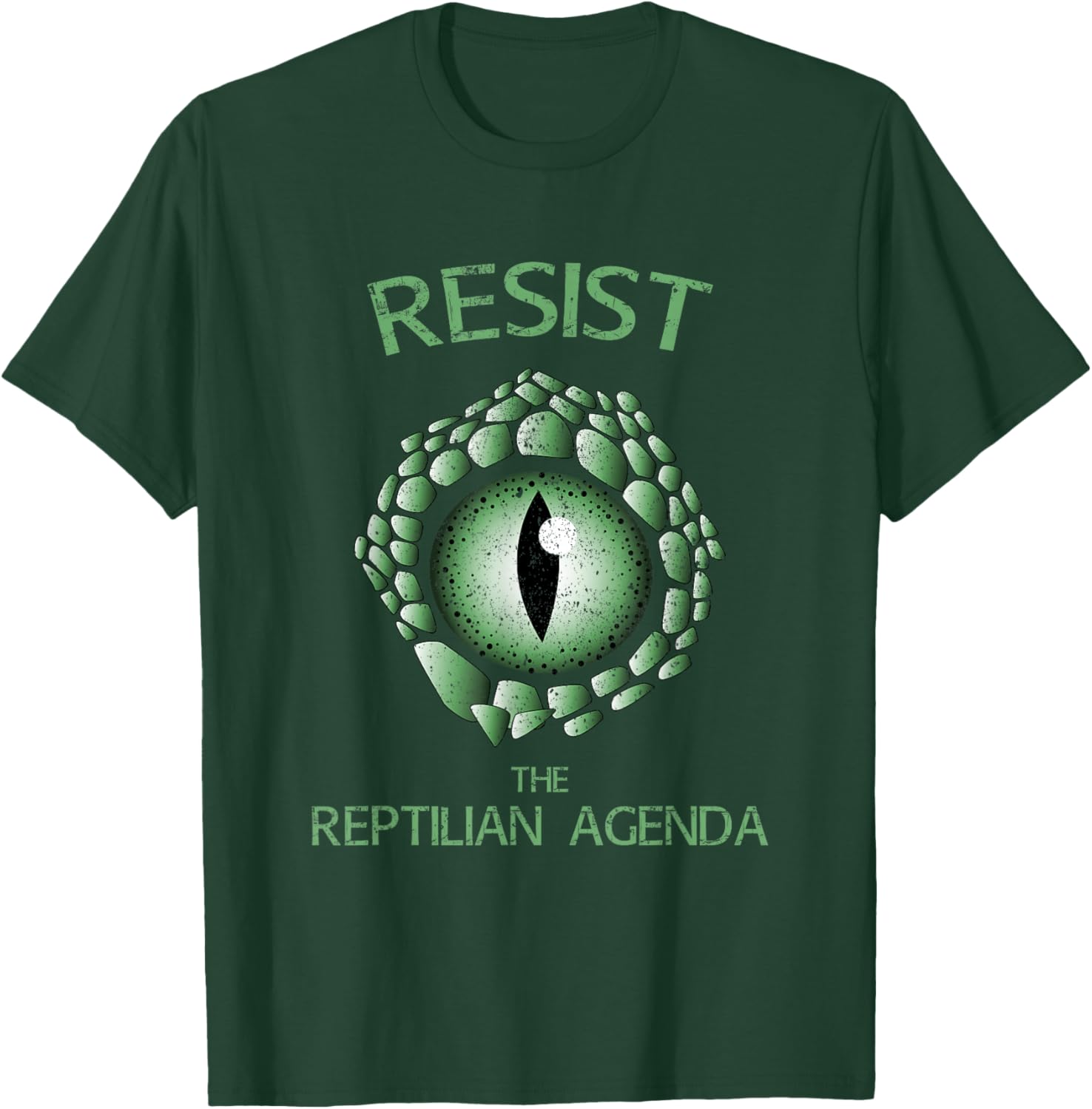 Resist the Reptile Agenda Conspiracy Theory T-Shirt - T-Shirt | Forest