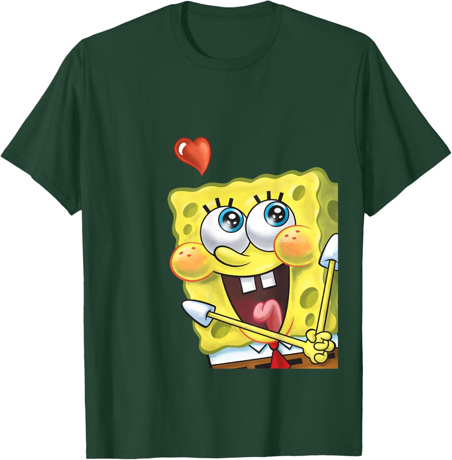Heart Eyes SpongeBob SquarePants T-Shirt - T-Shirt | Forest