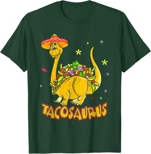 Tacosaurus Rex Dinosaur Taco Kids Cinco De Mayo Party Funny T-Shirt - T-Shirt | Forest