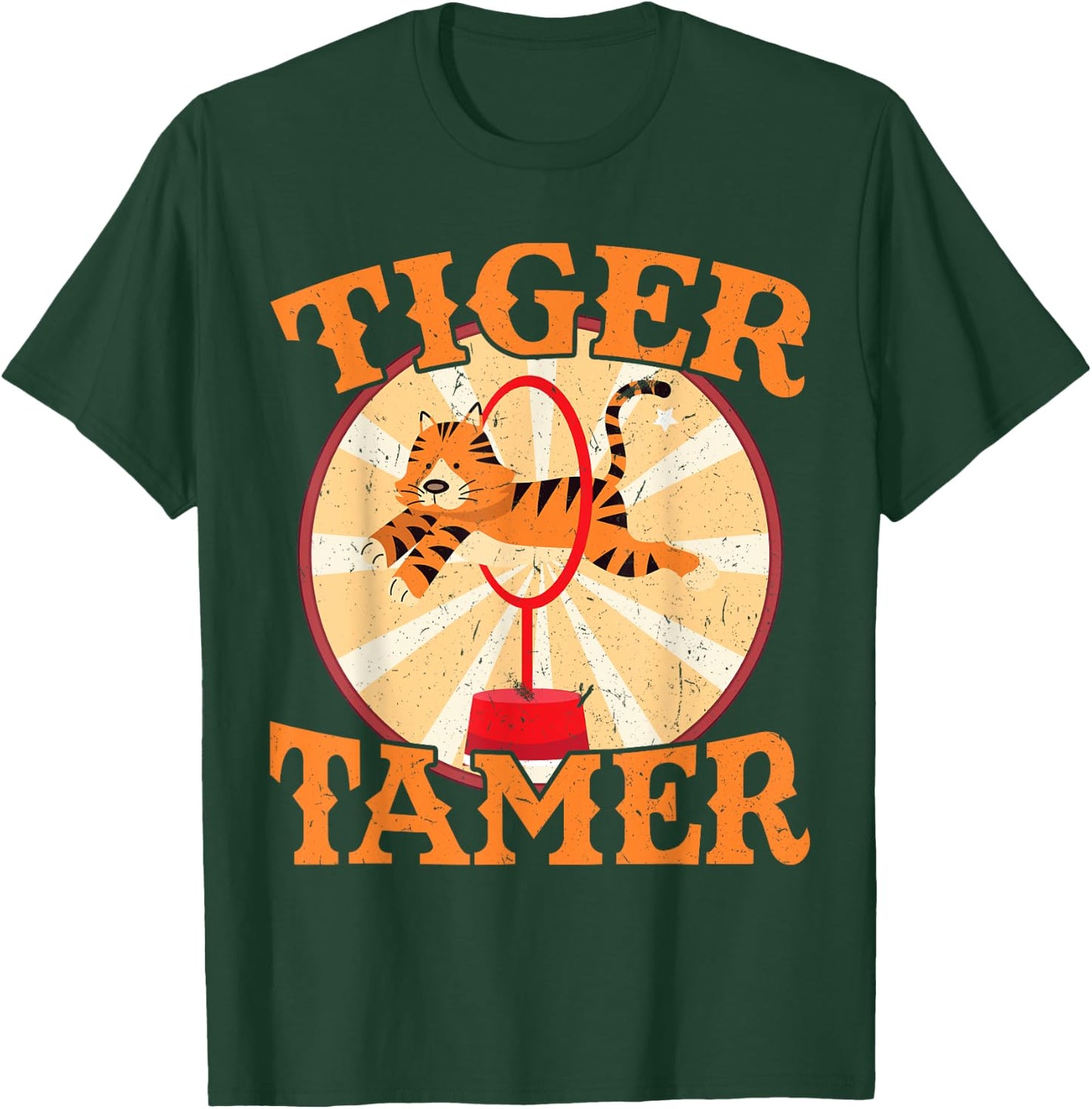 Tiger Tamer - Circus Party Ringmaster T-Shirt - T-Shirt | Forest