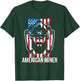 Underground Coal Miners Shirts | American Miner - Black, Small, Short Sleeve, Classic Fit, , Adult, Men, Miners, Laborers T-Shirt - T-Shirt | Forest