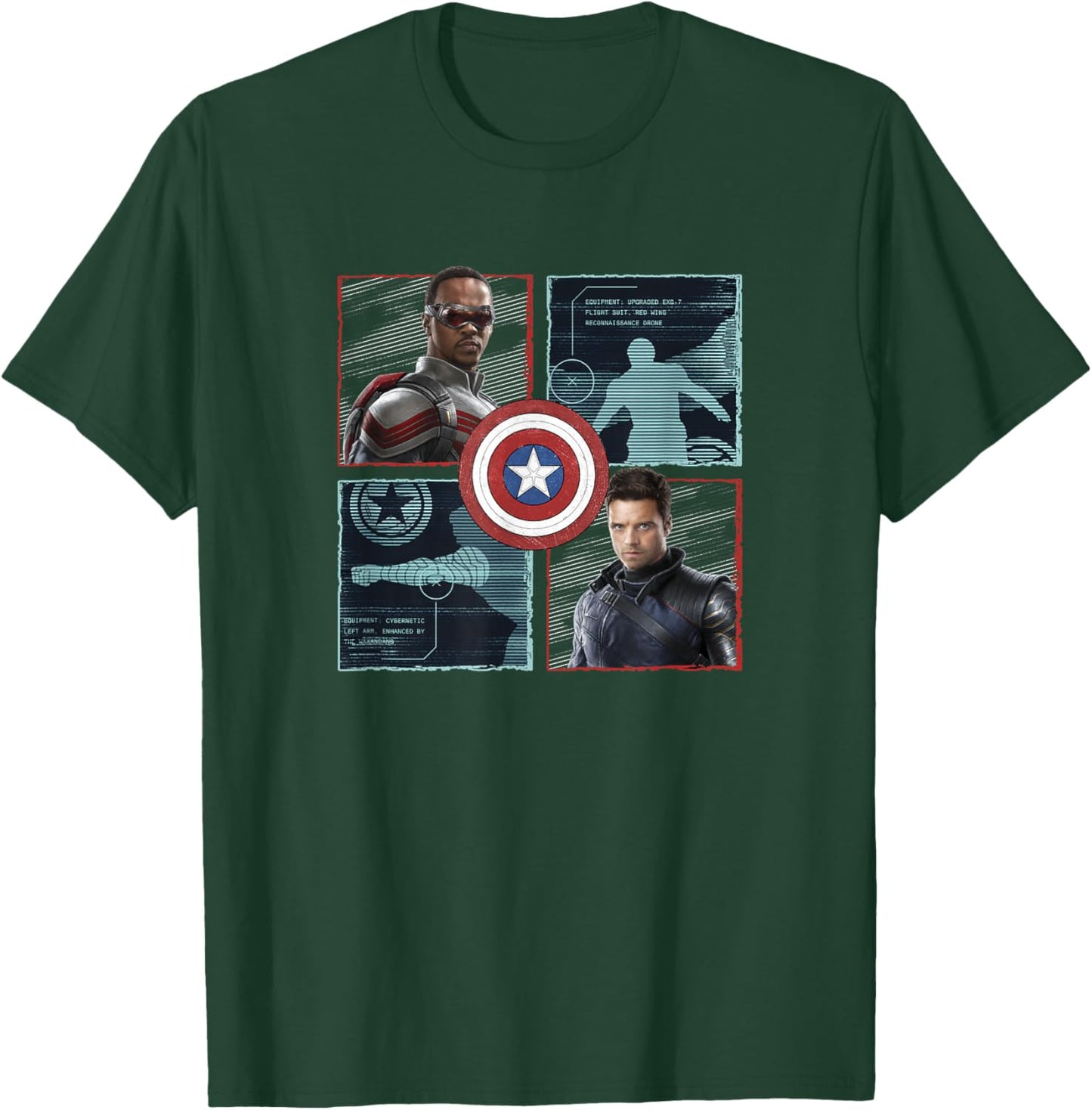 Marvel The Falcon and The Winter Soldier Box Up T-Shirt - T-Shirt | Forest