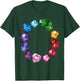 Gemstone Circle Fun Colorful Gemstones Novelty T-Shirt - T-Shirt | Forest