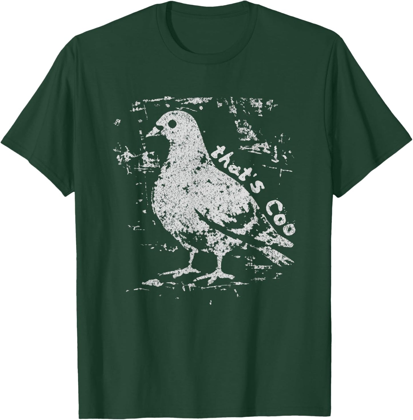 Vintage Pigeon Graphic that’s Coo Pigeon Meme T-Shirt - T-Shirt | Forest
