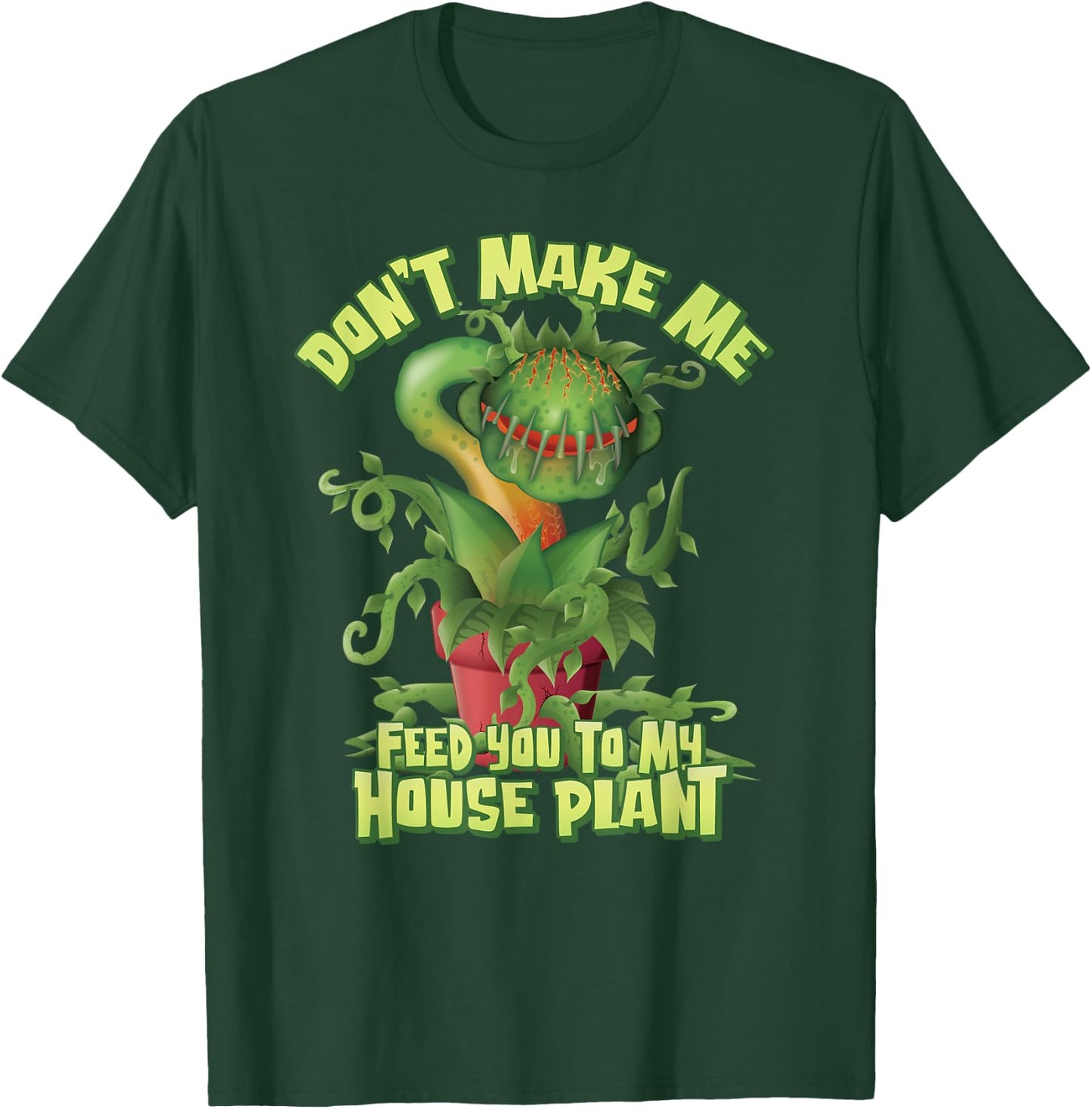 Don’t make me feed you to my House Plant - Venus Flytrap T-Shirt - T-Shirt | Forest