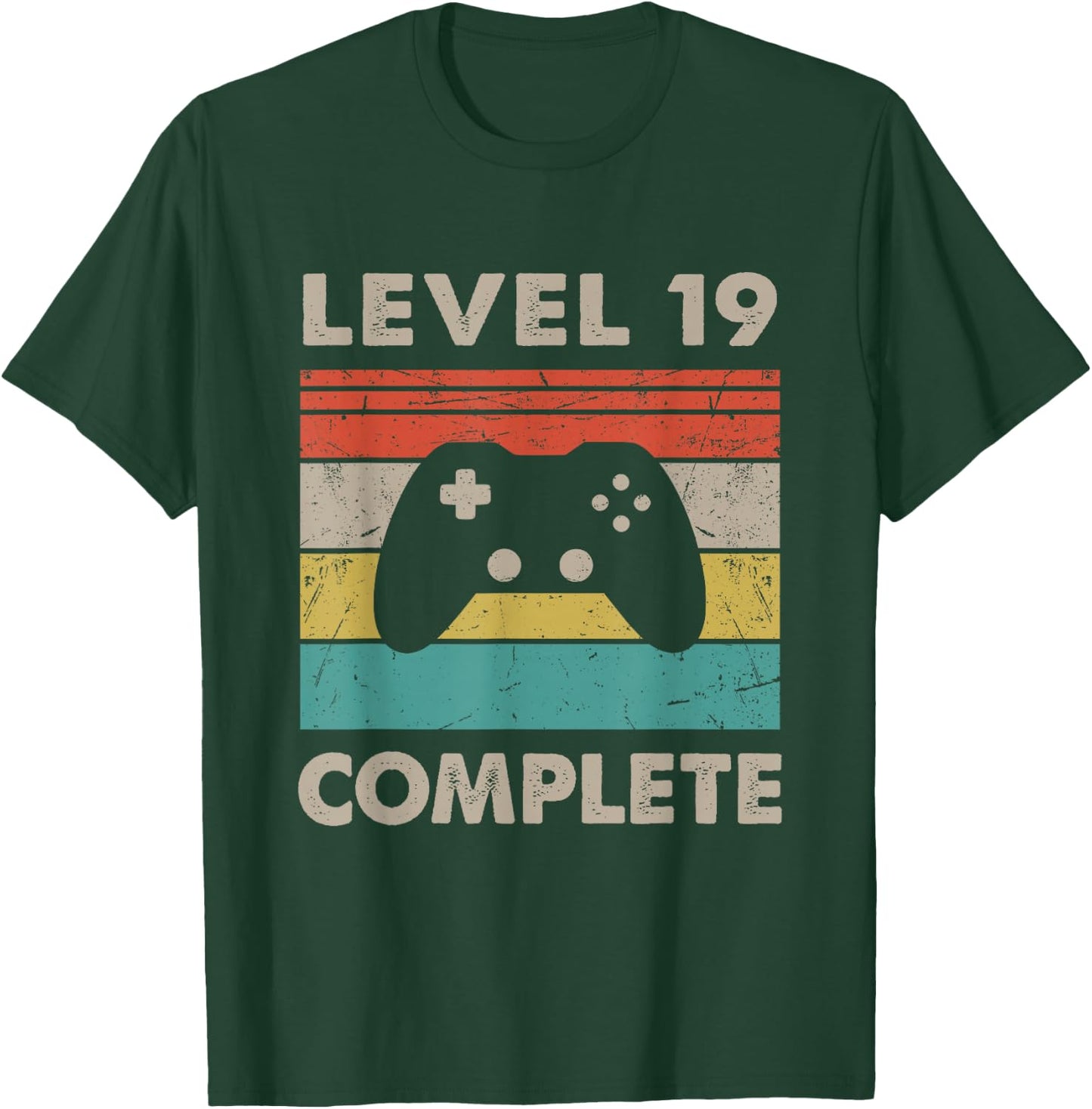 Level 19 Complete - 19th Wedding Anniversary & Her T-Shirt - T-Shirt | Forest