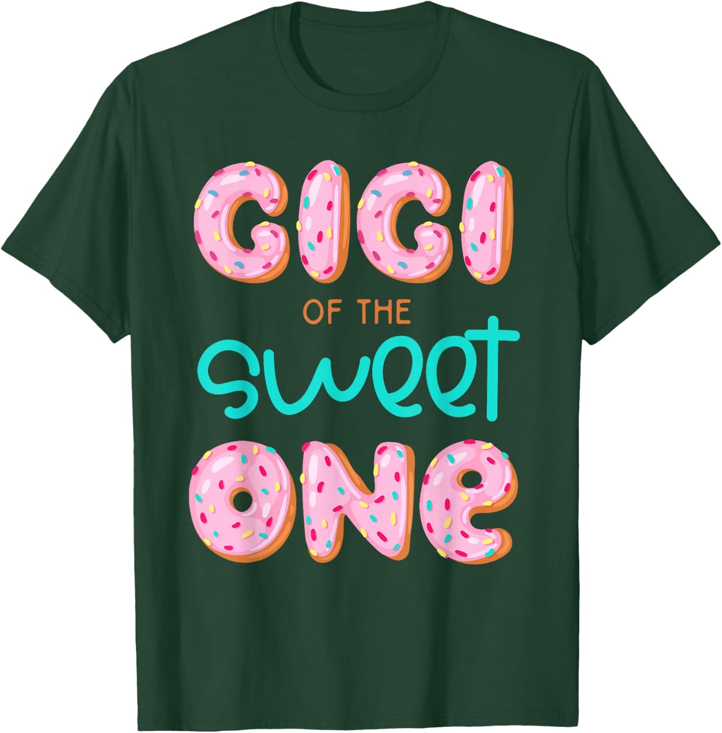 Gigi of The Sweet One First Birthday Matching Family Donut T-Shirt - T-Shirt | Forest