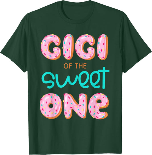 Gigi of The Sweet One First Birthday Matching Family Donut T-Shirt - T-Shirt | Forest