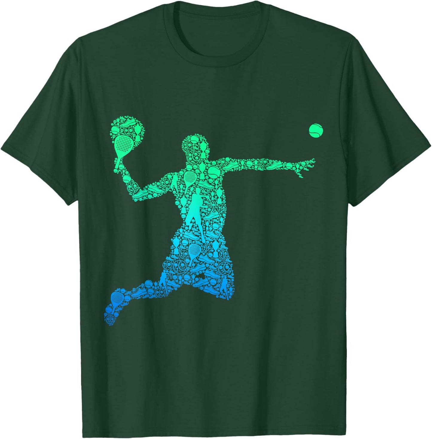 Padel Player Paddleball Men Kids Boys T-Shirt - T-Shirt | Forest
