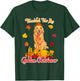 Thankful For My Golden Retriever Thanksgiving Pumpkin Fall T-Shirt - T-Shirt | Forest