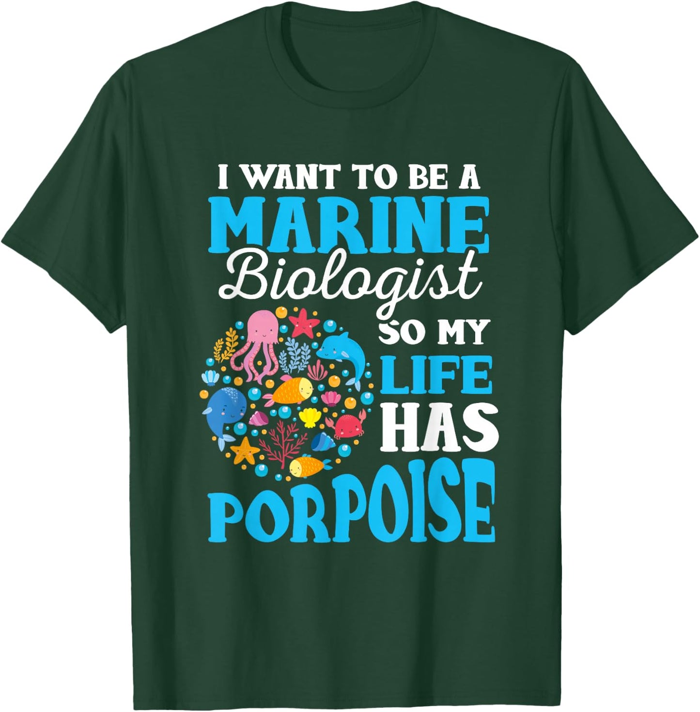 Marine Biology Shirt Future Marine Biologist Gift Saying T-Shirt - T-Shirt | Forest