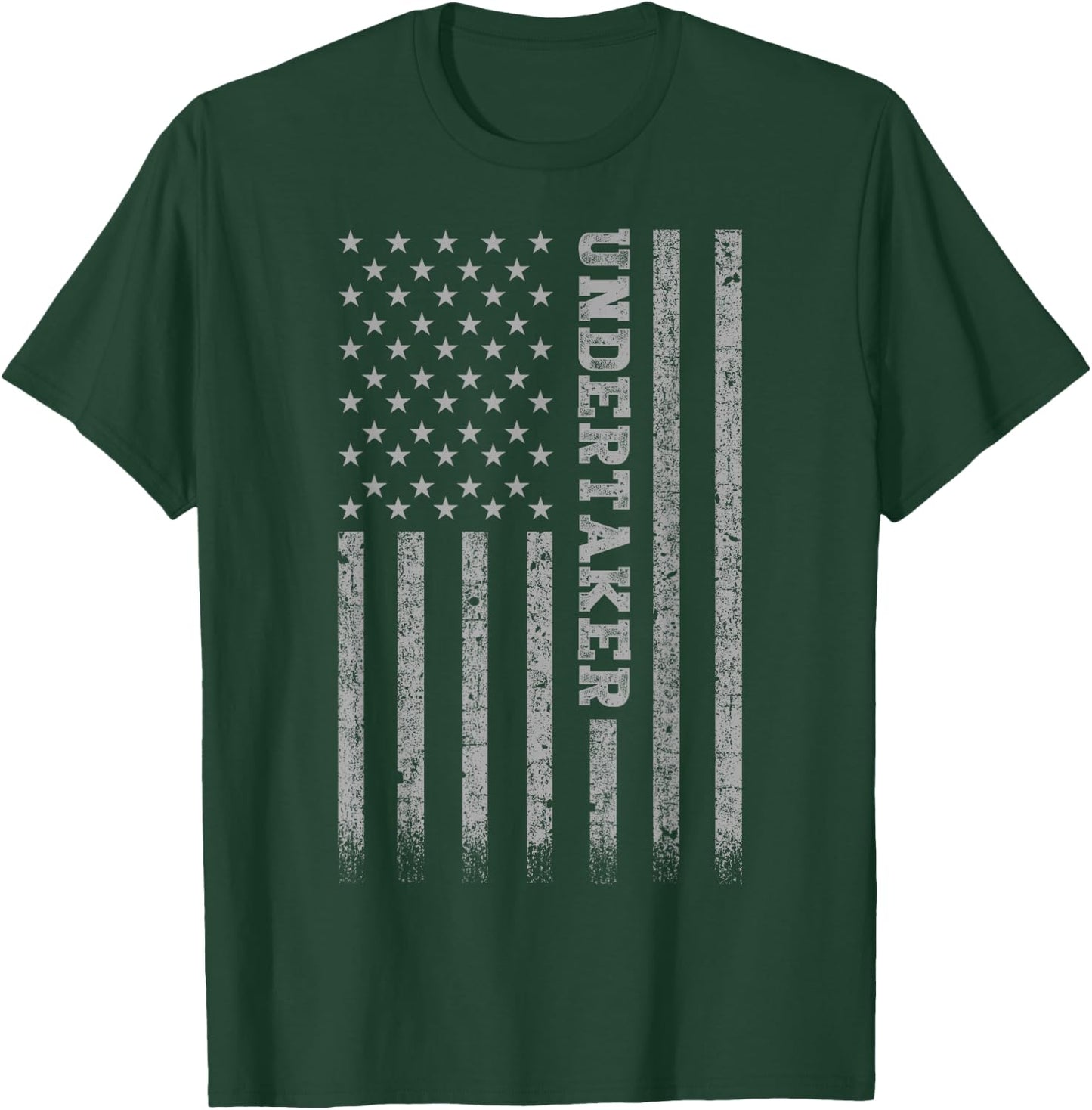 Undertaker American Flag T-Shirt - T-Shirt | Forest