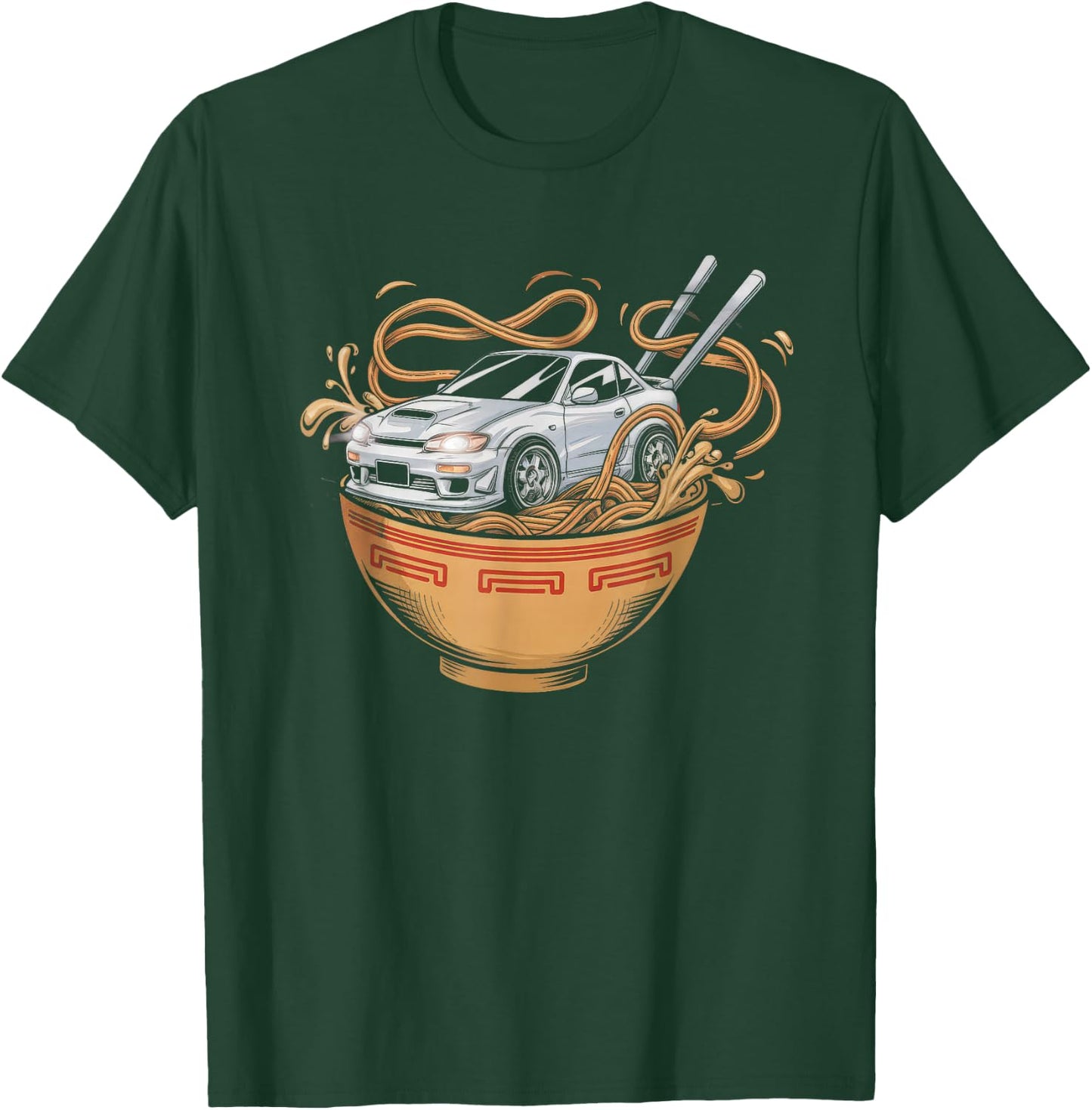 Japanese Car Men JDM Japan Street Racing Streetwear T-Shirt - T-Shirt | Forest