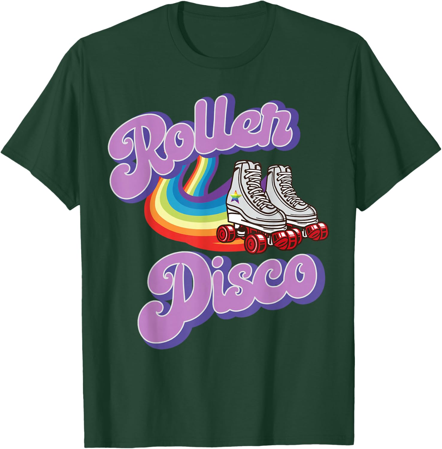Cool Roller Disco Retro party 70s and 80s T-Shirt - T-Shirt | Forest