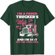 Proud Truckers Woman for Long Distance Drivers Car T-Shirt - T-Shirt | Forest
