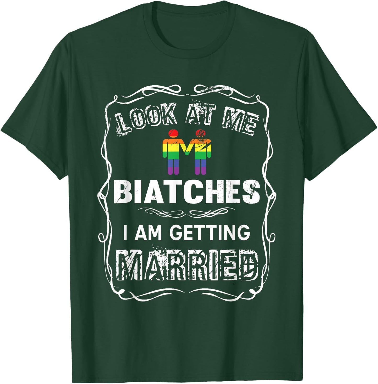 Hen Party LGBT Party Wedding Gay Pride T-Shirt - T-Shirt | Forest