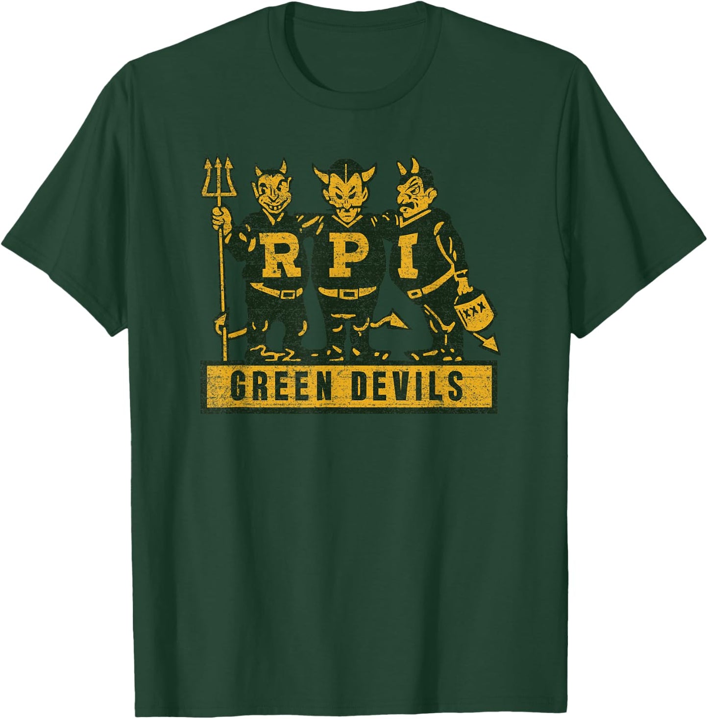 Richmond Professional Institute Green Devils T-Shirt - T-Shirt | Forest
