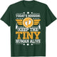 Dad Est 2026 Keep Tiny Human Alive First Time Father Day T-Shirt - T-Shirt | Forest